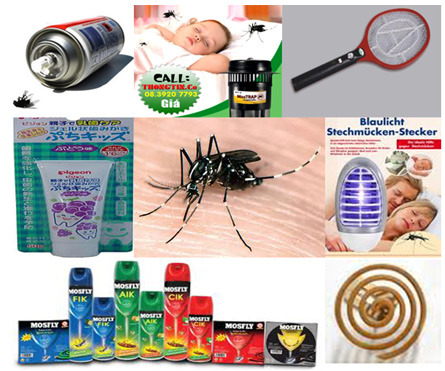 Các cách chống muỗi thông thường không an toàn